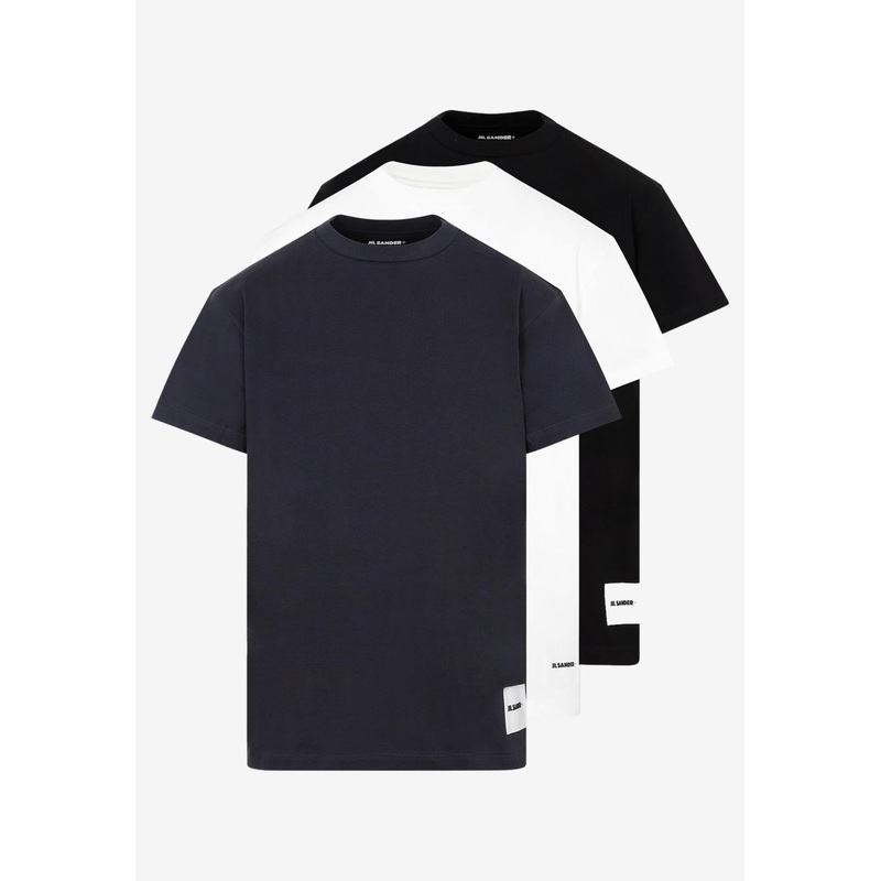 3-Pack Organic Cotton T-shirts Multicolor mrtwstd_S