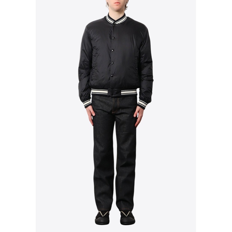 Bouchet Reversible Padded Bomber Jacket Black mrtwmoncler_2