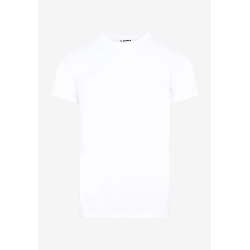 Crewneck Short-Sleeved T-shirt White mrtwstd_S