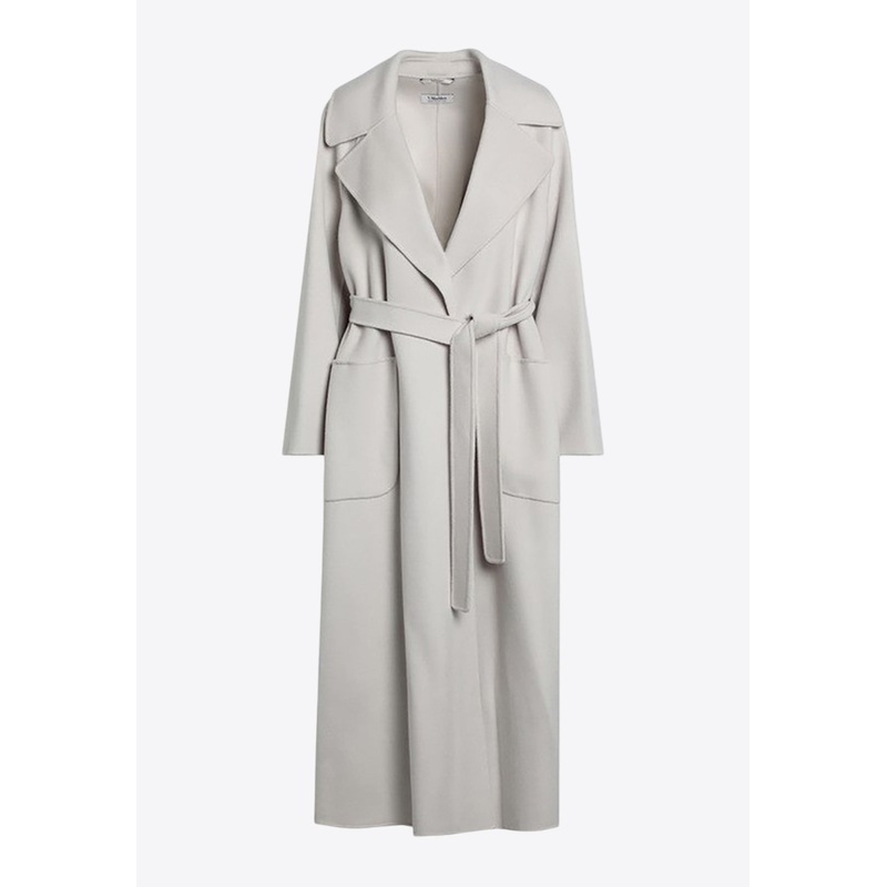 Doris Wrap Wool Coat Ivory wrtwit_IT 38