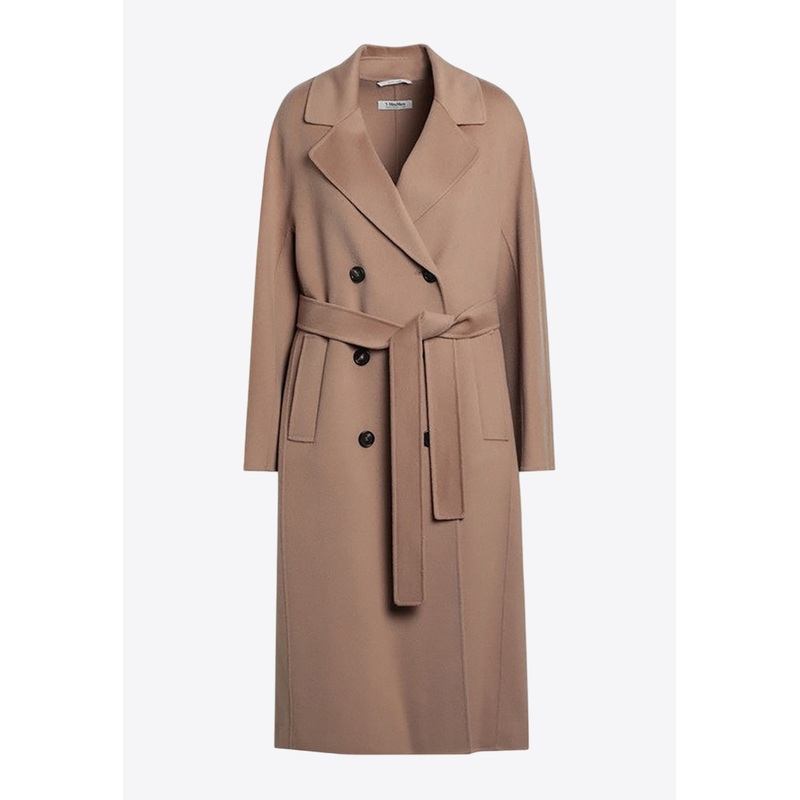 Paul Double-Breasted Wool Coat Beige wrtwit_IT 38