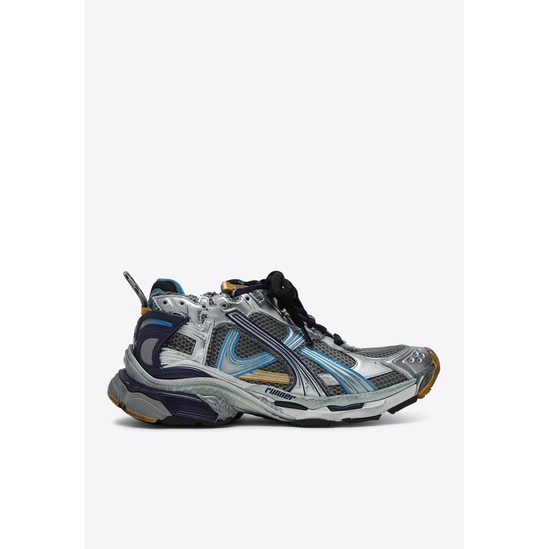Runner Nylon and Mesh Sneakers Multicolor mshoeseu_EU 39