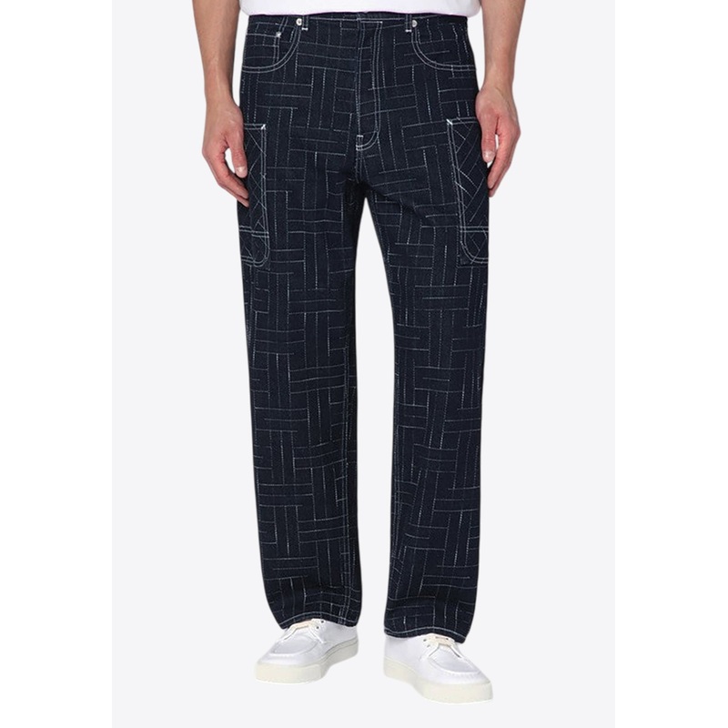 Waves Cargo Jeans Blue mrtwbottoms_30