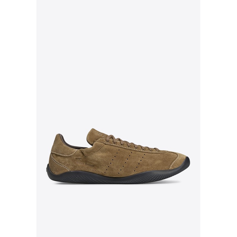 X Wales Bonner Karintha Suede Low-Top Sneakers Brown ushoesadiuk_UK 7
