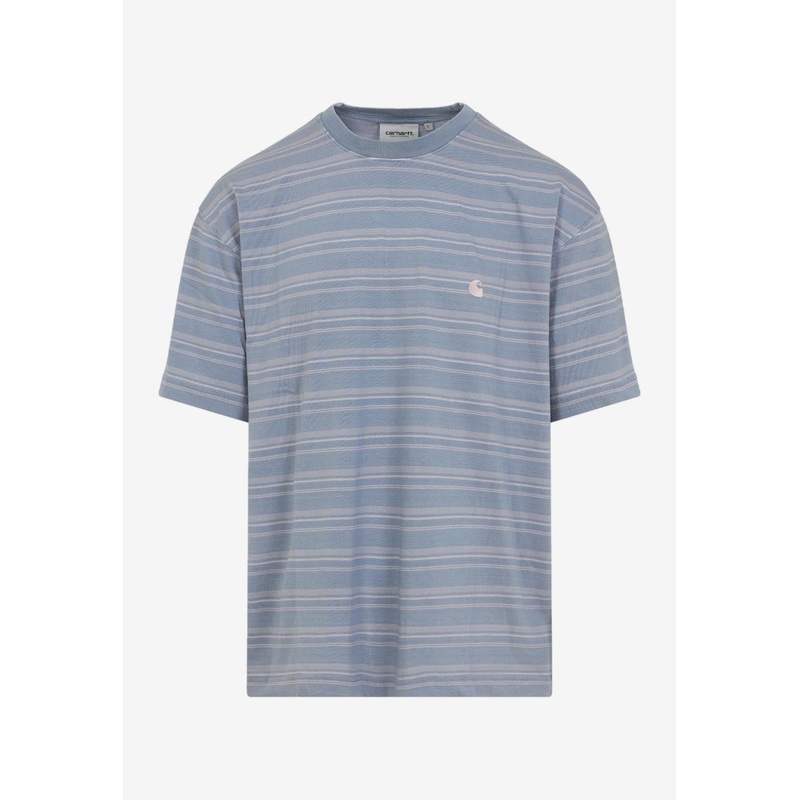 Brodine Logo-Embroidered T-shirt Blue mrtwstd_S