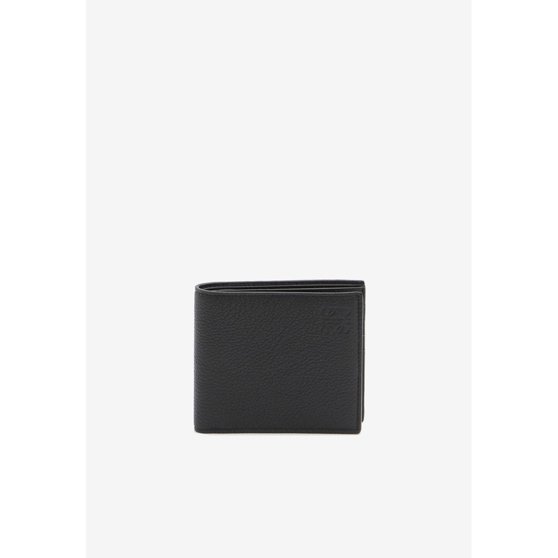 Embossed Anagram Bi-Fold Wallet Black Onesize