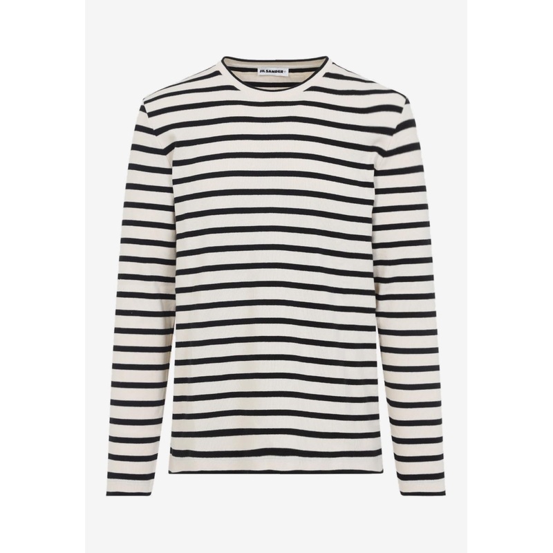 Striped Long-Sleeved Top Multicolor mrtwstd_S