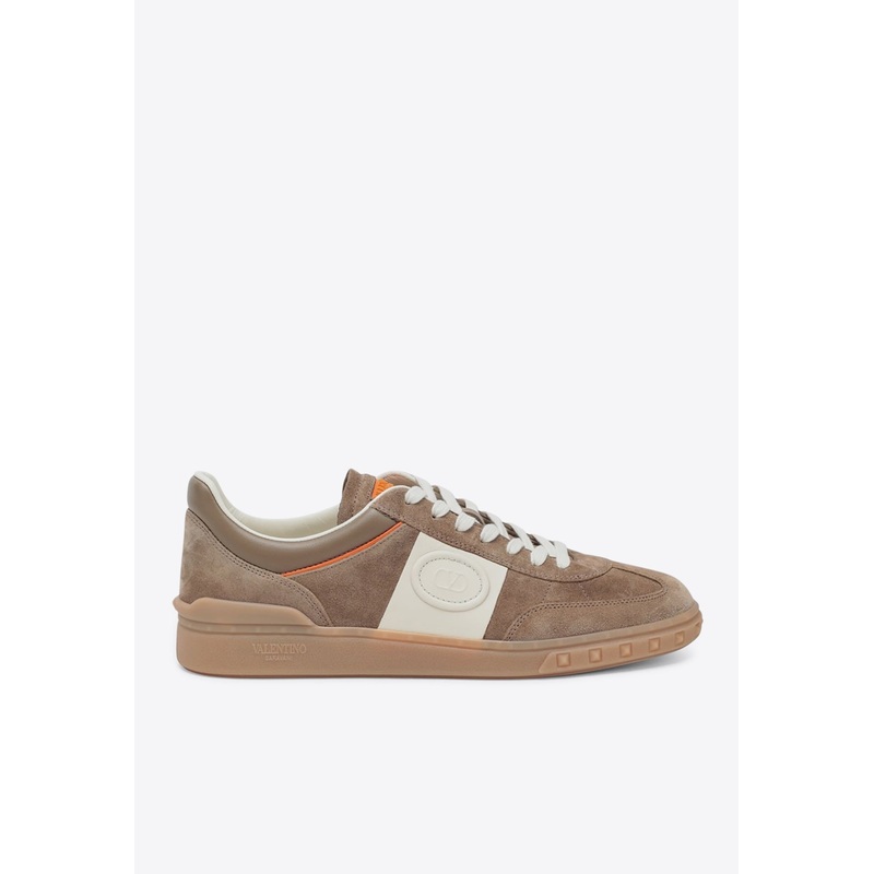 Upvillage Lace-Up Suede Sneakers Khaki mshoeseu_EU 44