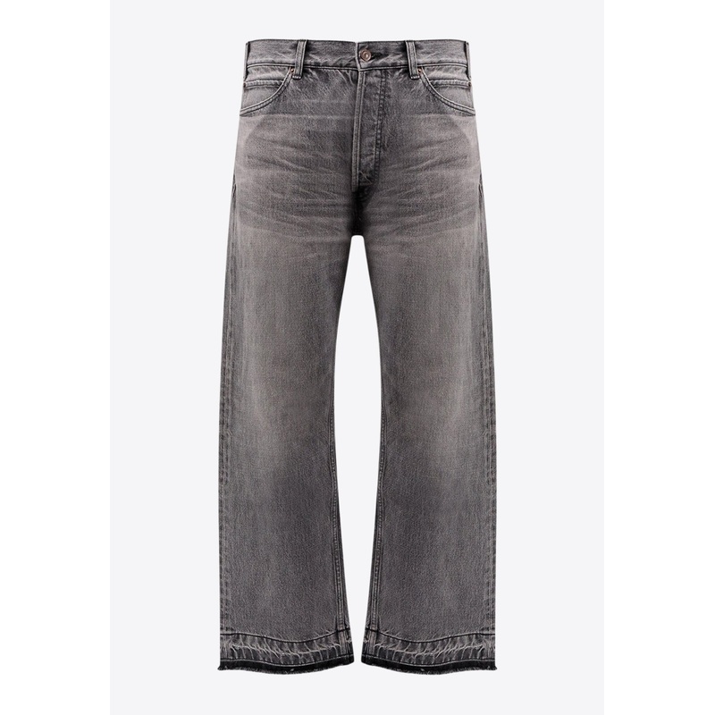 Wesley Low-Rise Washed Jeans Gray mrtwbottoms_29