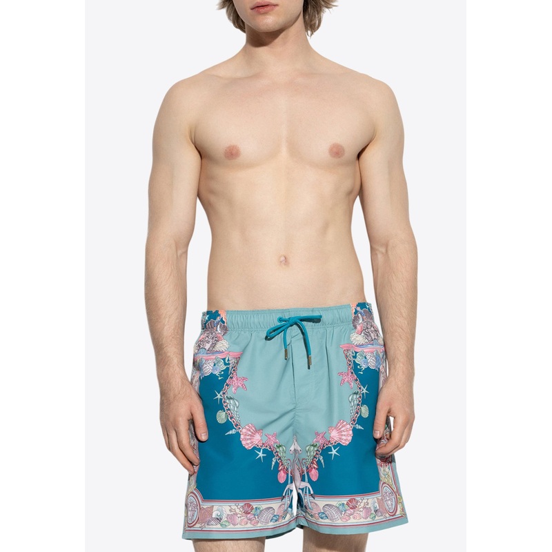 Coral Theatre Swim Shorts Blue mrtwversace_3