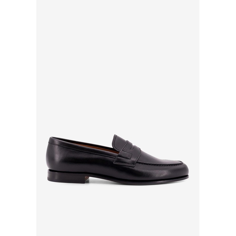 Heswall Leather Loafers Black mshoesuk_UK 6
