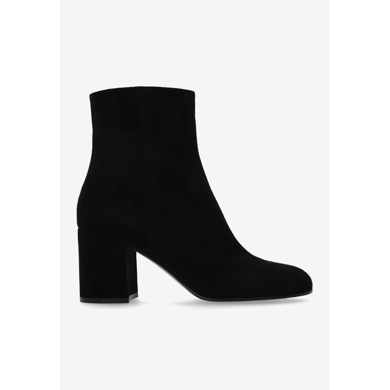 Joelle 70 Suede Ankle Boots Black wshoeseu_EU 36