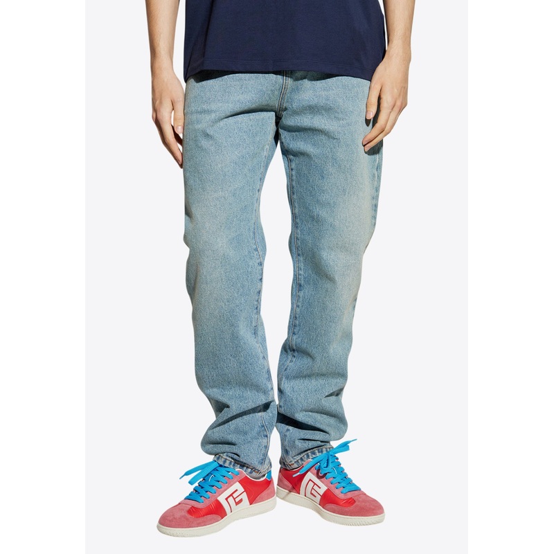 Straight-Leg Washed-Out Jeans Blue mrtwbottoms_29
