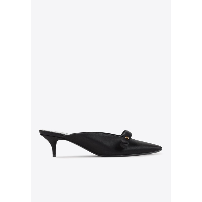 50 Leather Mules Black wshoeseu_EU 36