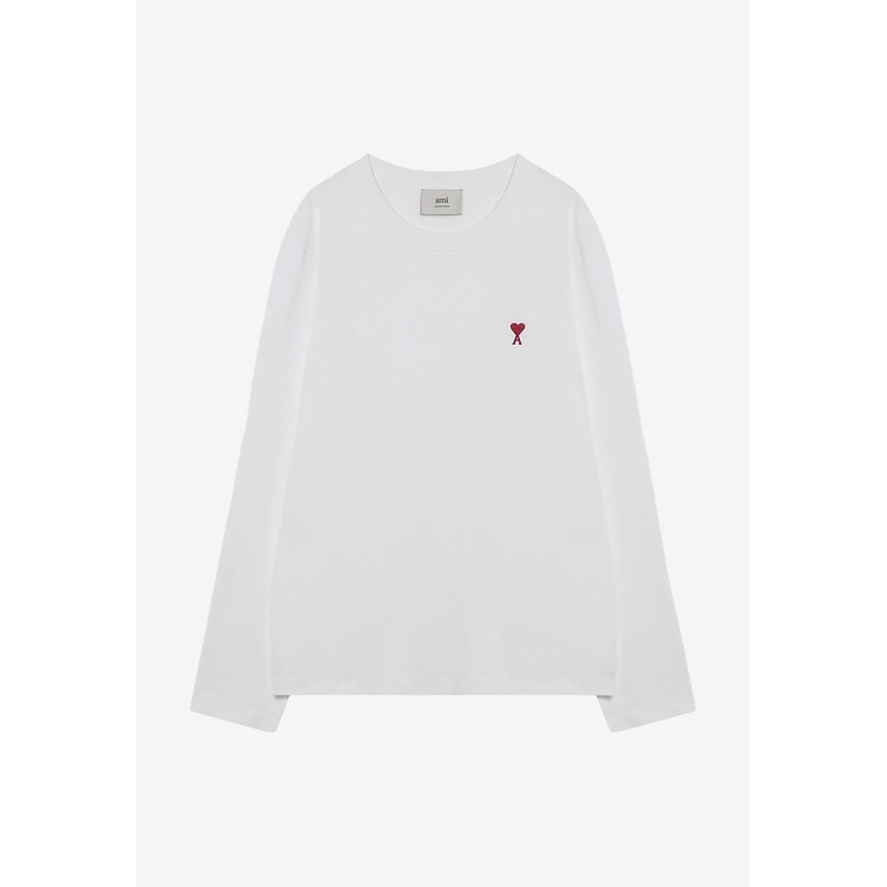 Ami De Coeur Long-Sleeved T-shirt White mrtwstd_S