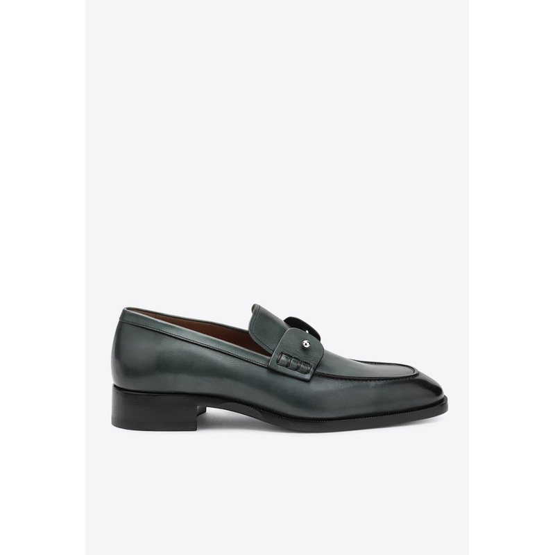 Chambelimoc Leather Loafers Green mshoeseu_EU 40