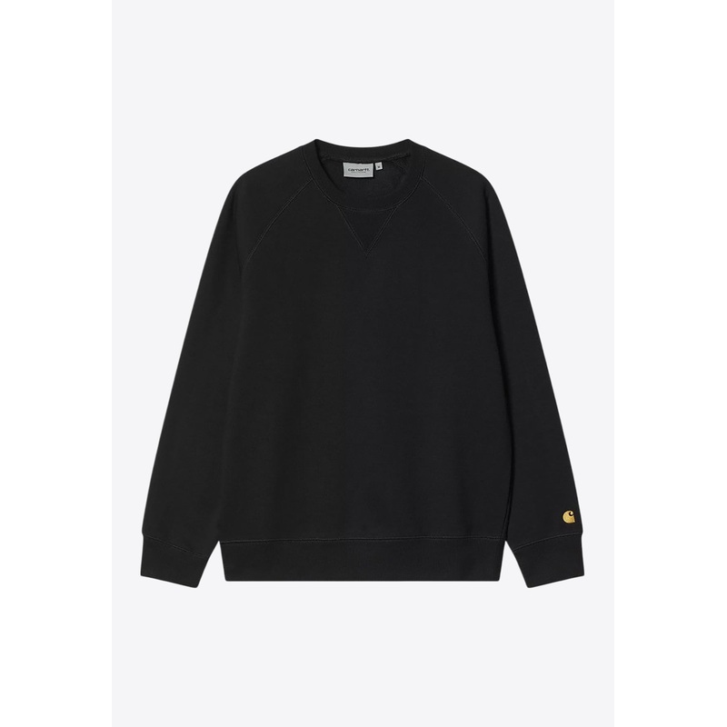 Chase Logo Crewneck Sweatshirt Black mrtwstd_S