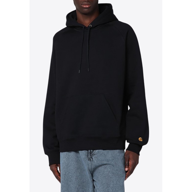 Chase Logo Hooded Sweatshirt Black mrtwstd_S