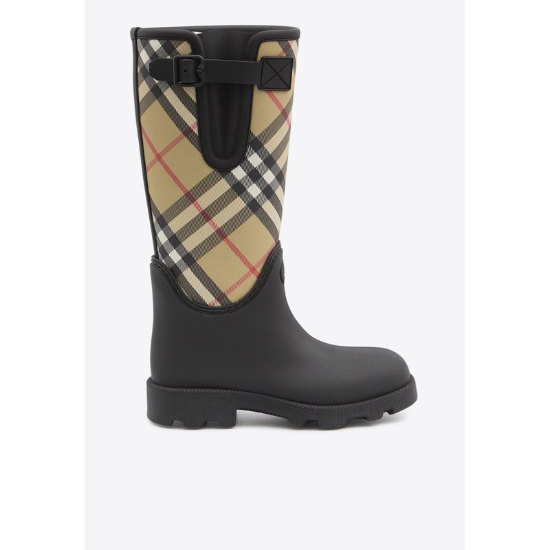 Checked Rain Boots Multicolor wshoeseu_EU 36