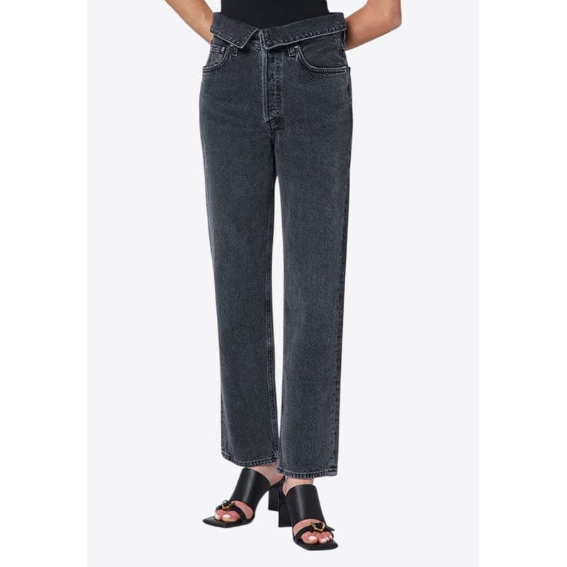 Echo Straight-Leg Jeans Gray wrtwbottoms_24