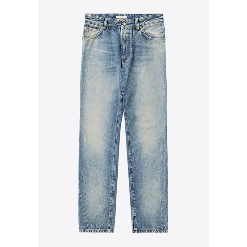 Faded Classic Boyfriend Jeans Blue wrtwbottoms_25