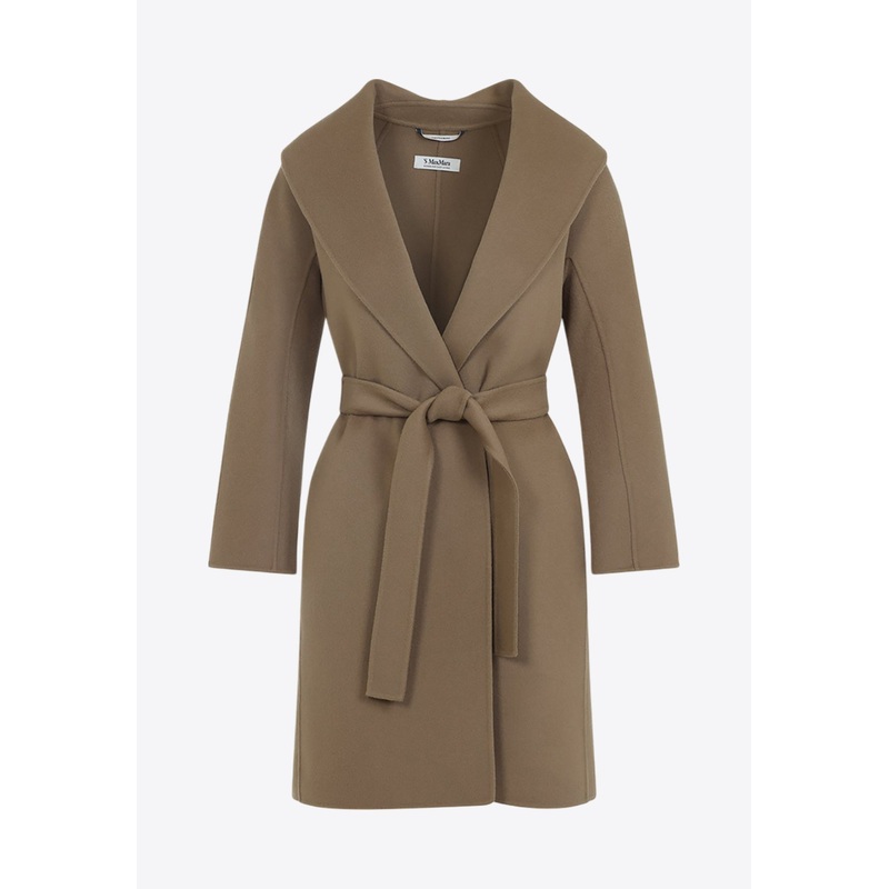 Messi Wool Overcoat Brown wrtwit_IT 36
