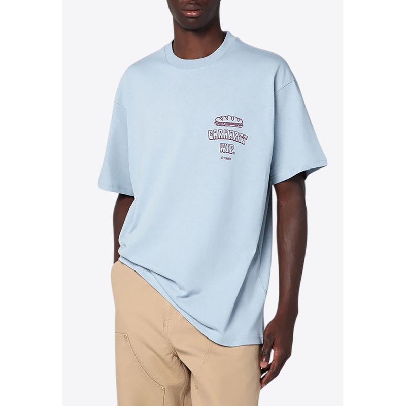 Sandwich Printed T-shirt Light Blue mrtwstd_S
