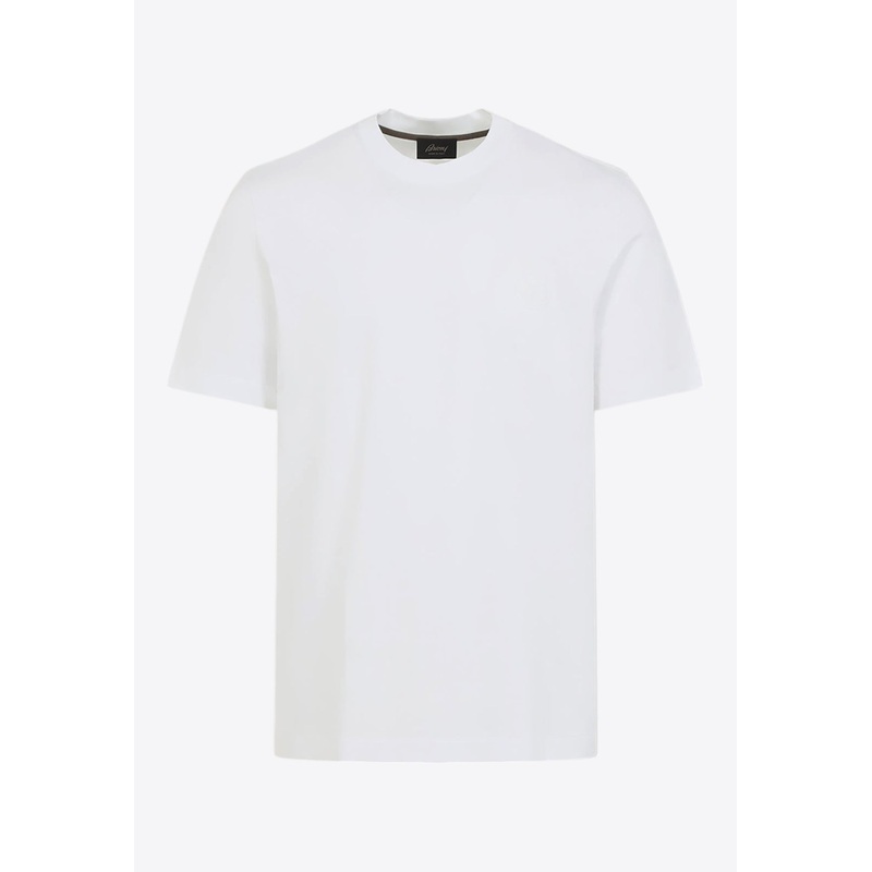 Short-Sleeved Crewneck T-shirt White mrtwstd_S