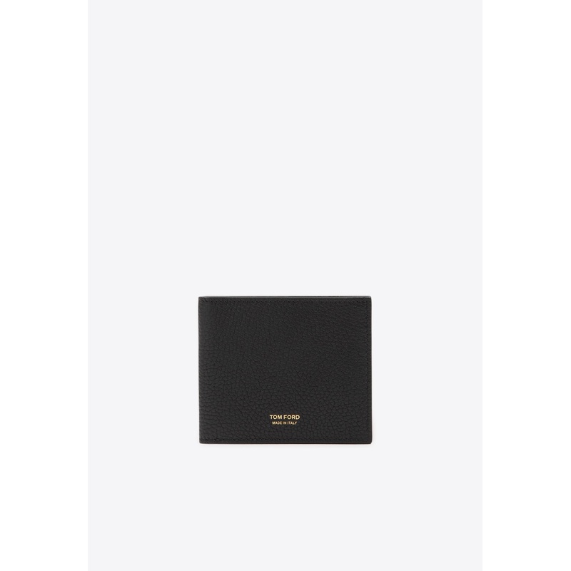 T-Line Bi-Fold Wallet in Leather Black Onesize