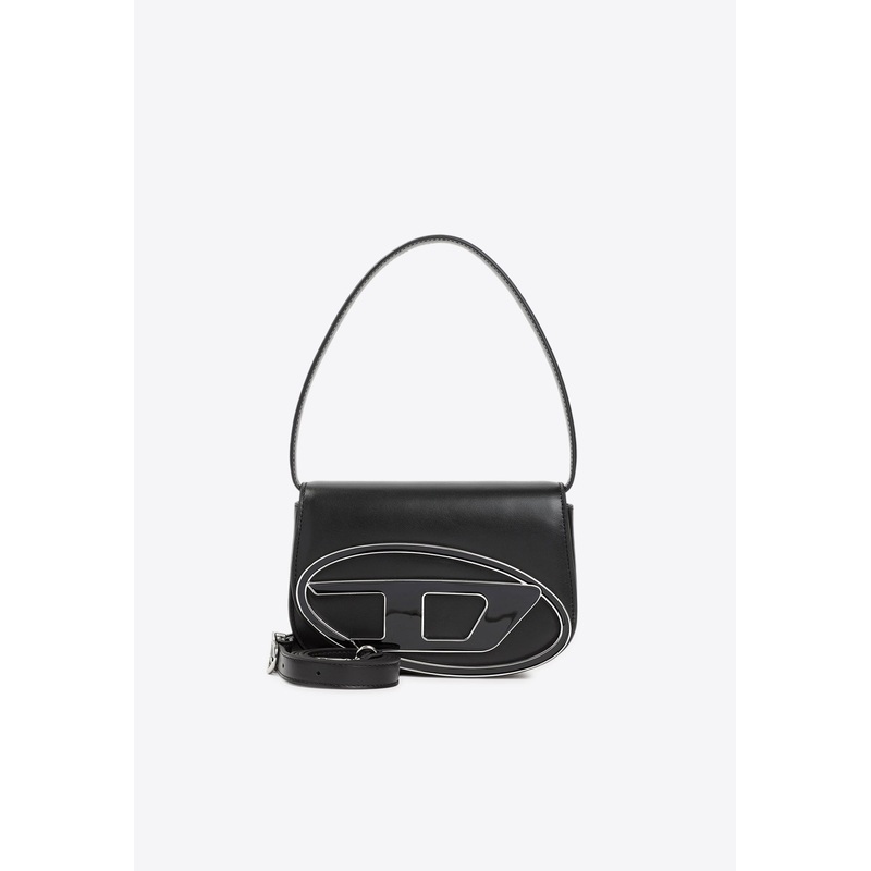 1DR Leather Shoulder Bag Black Onesize