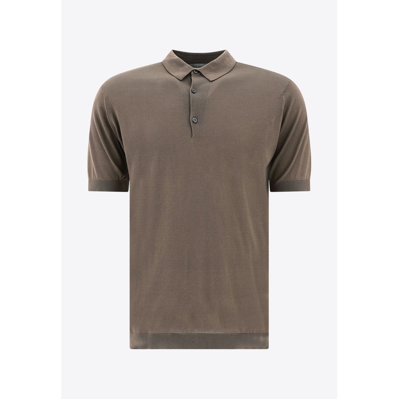Adrian Polo T-shirt Brown mrtwstd_M