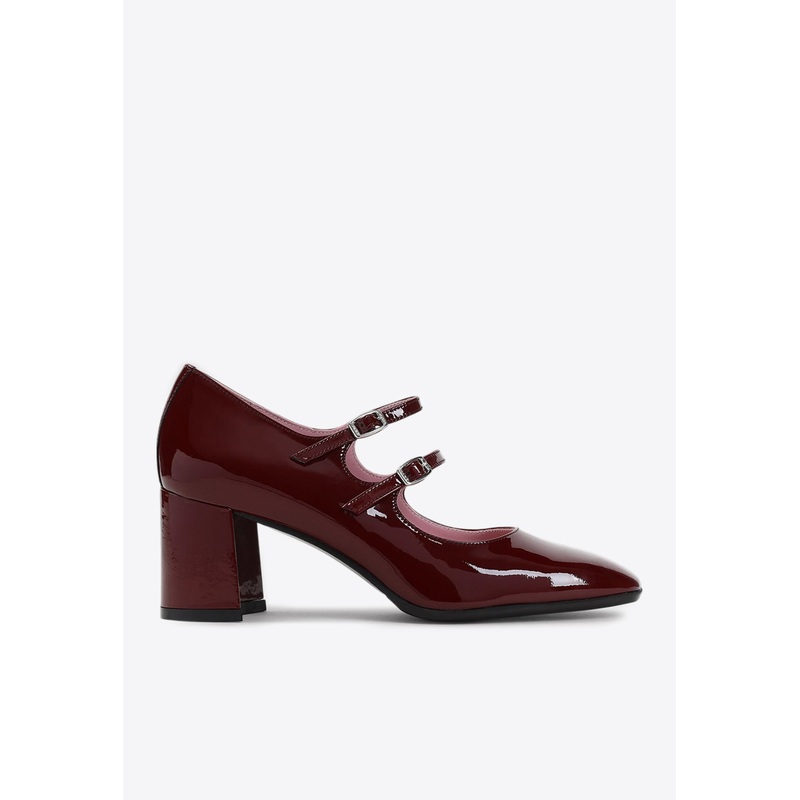Alice 60 Mary Jane Pumps in Patent Leather Burgundy wshoeseu_EU 38