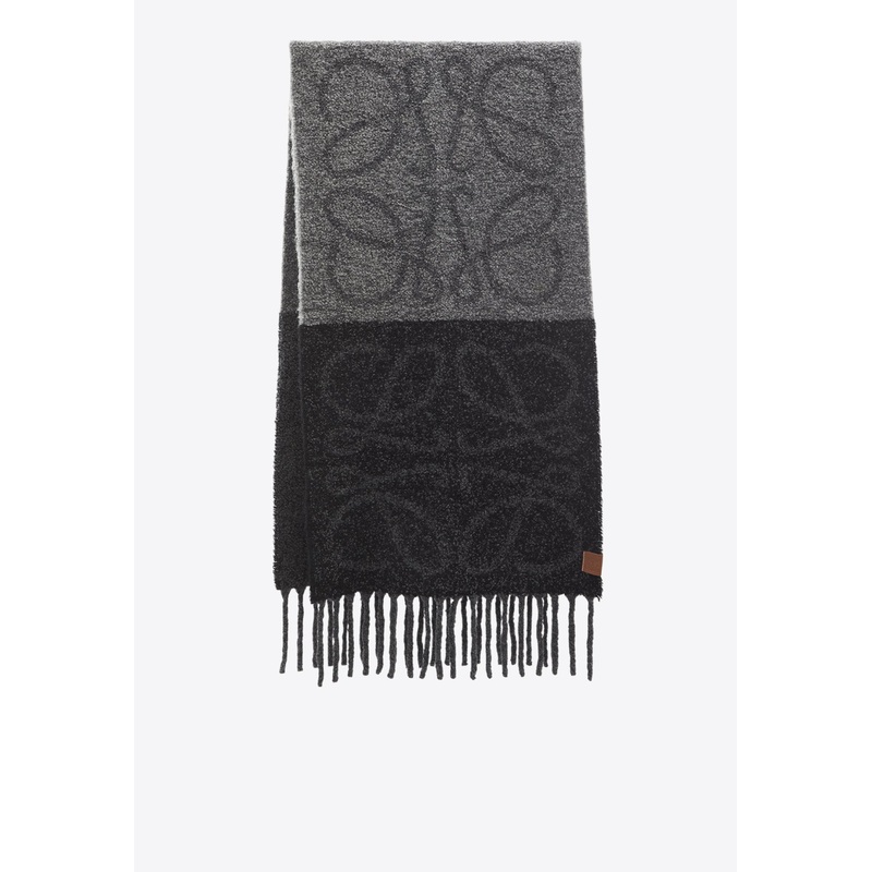 Anagram Alpaca Blend Scarf Gray Onesize