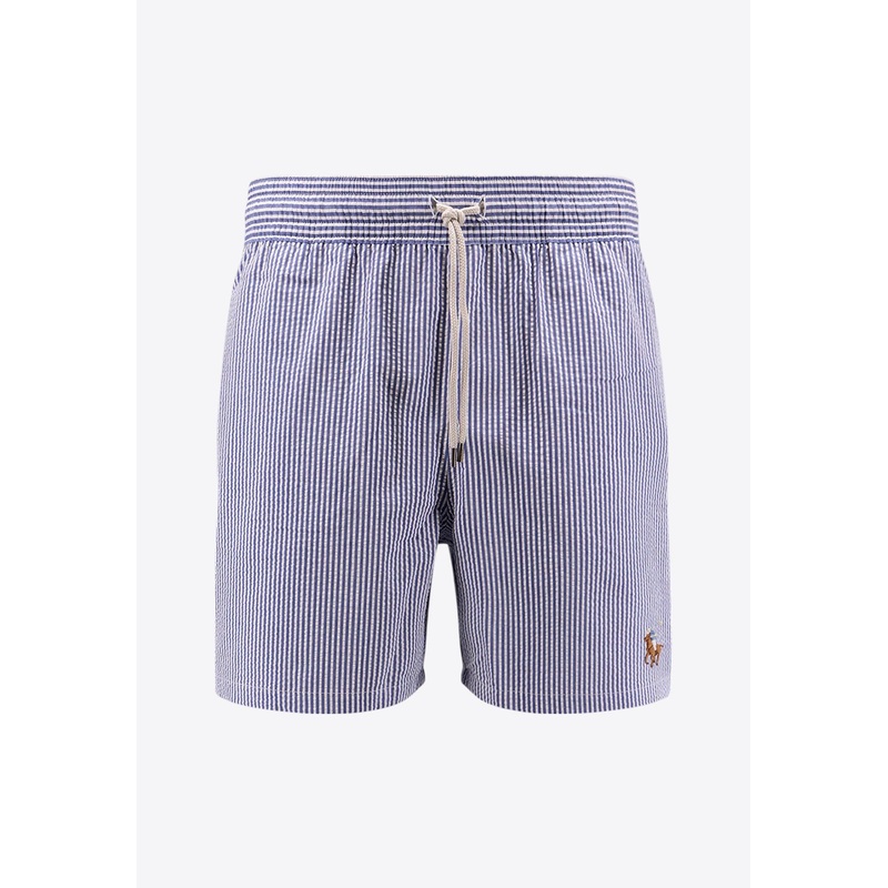 Classic Striped Swim Trunk Blue mrtwstd_S
