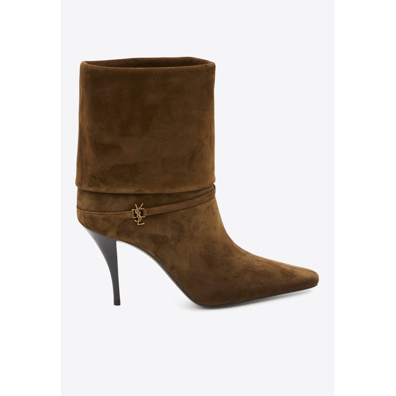 Niki 90 Suede Ankle Boots Camel wshoeseu_EU 36