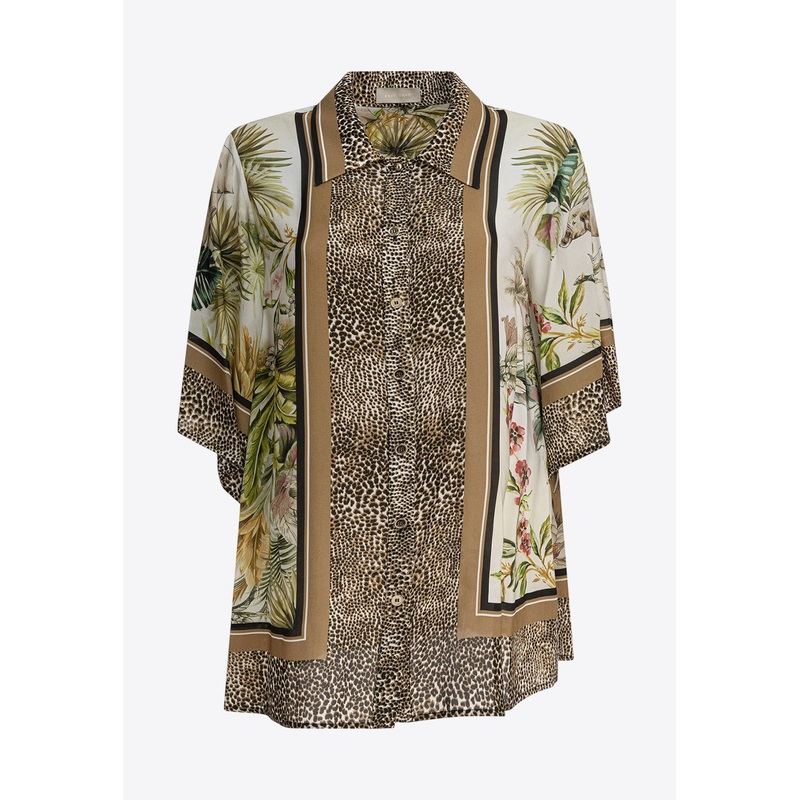 Savannah Print Shirt Multicolor wrtwfr_FR 36