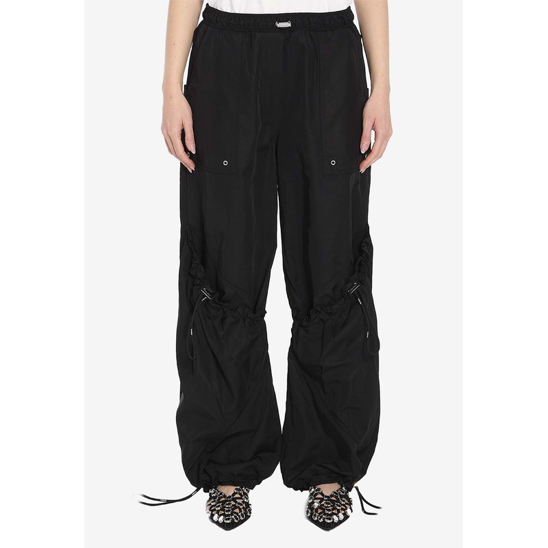 Wide-Leg Oversized Pants Black wrtwit_IT 38