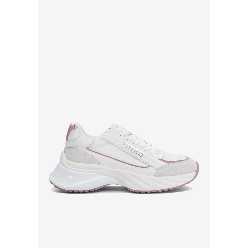 Ariel Leather and Suede Low-Top Sneakers White wshoeseu_EU 36