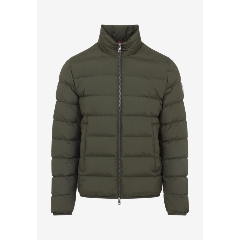 Baudinet Quilted Zip Jacket Green mrtwmoncler_2