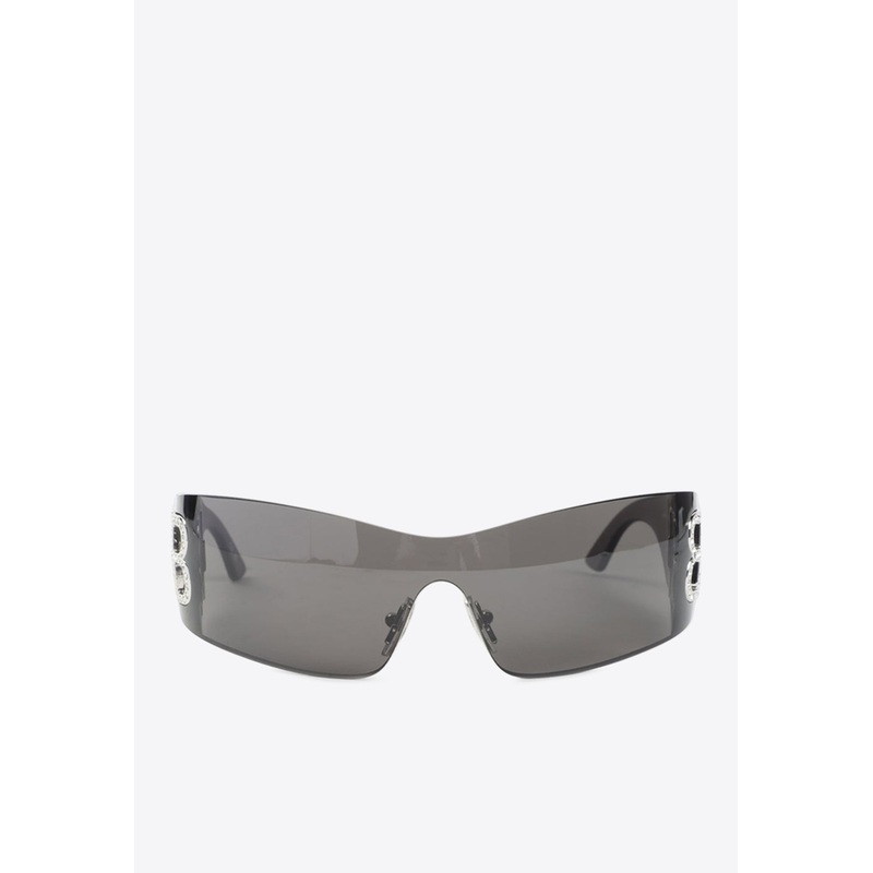 Bossy Mask Sunglasses Gray Onesize