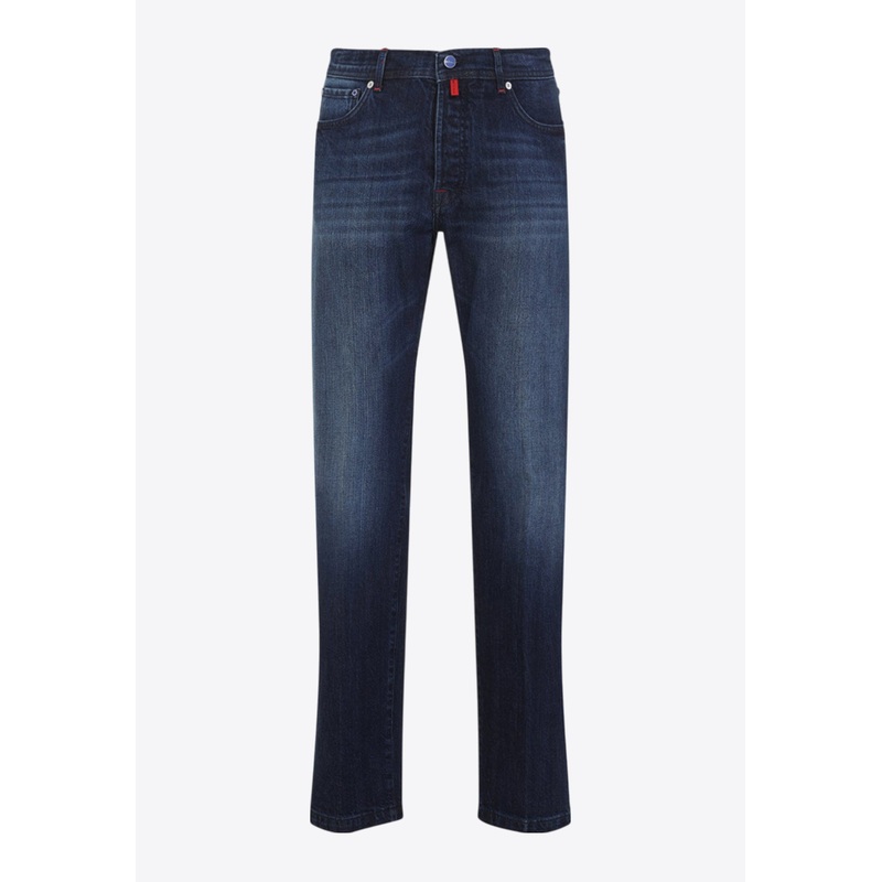 Washed Slim Jeans Blue mrtwbottoms_31