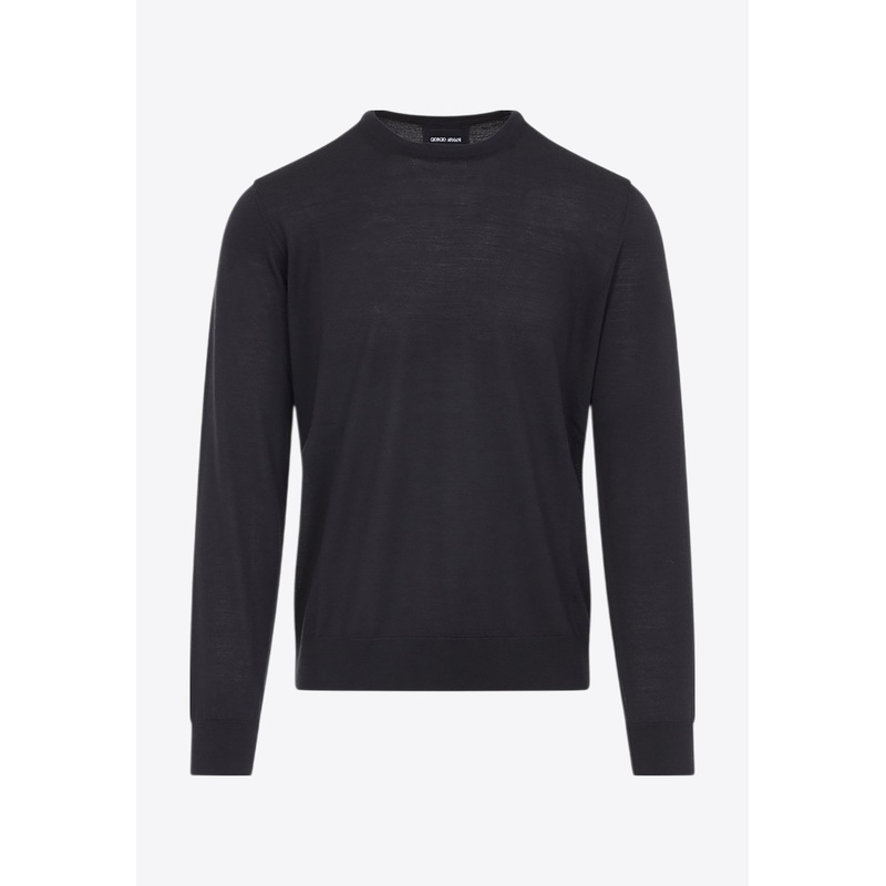 Wenge Virgin Wool Sweater Gray mrtwit_IT 48