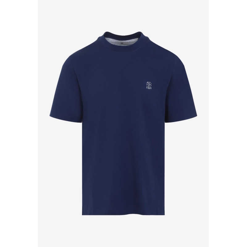 Zaffiro Crewneck T-shirt Blue mrtwstd_M