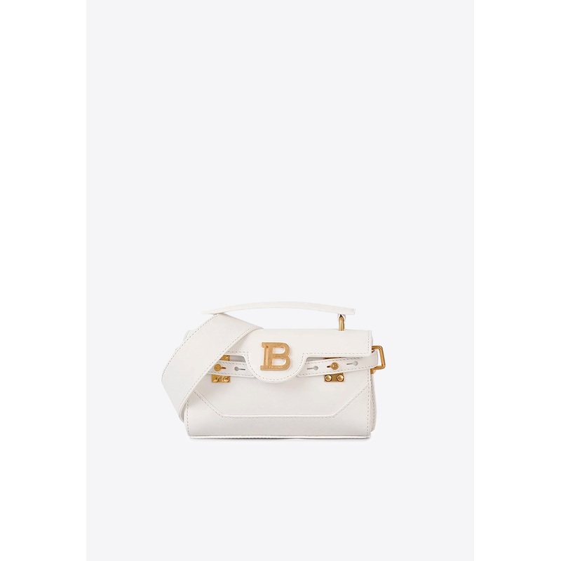 B-Buzz 19 Leather Top Handle Bag White Onesize