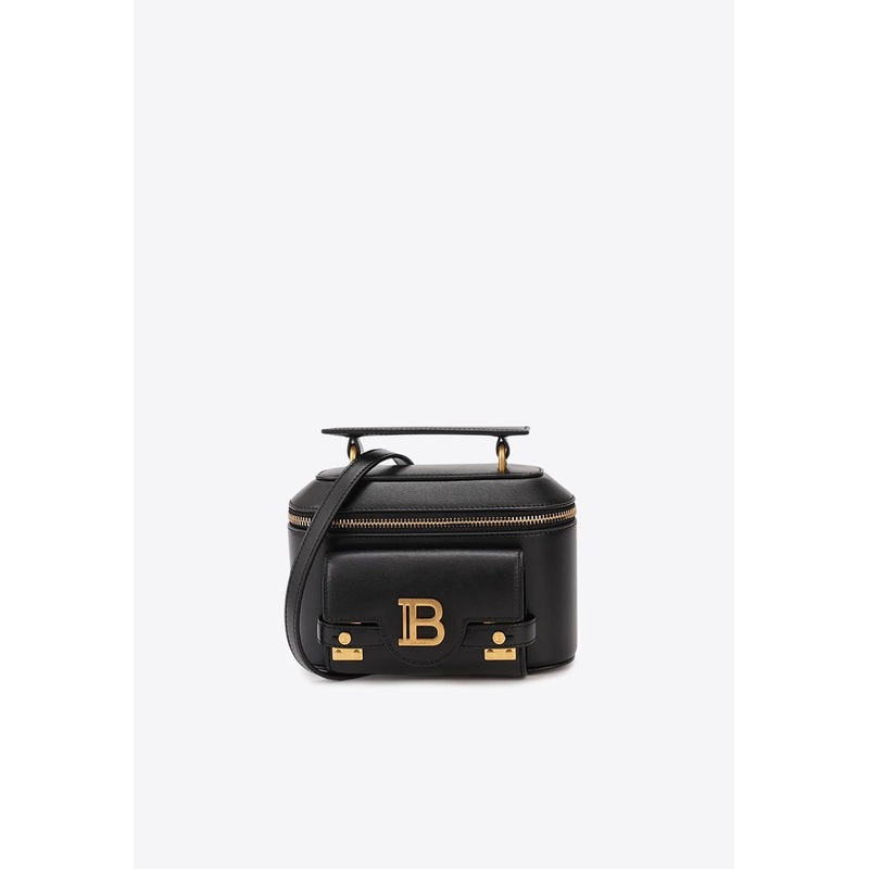 B-Buzz 19 Vanity Leather Top Handle Bag Black Onesize