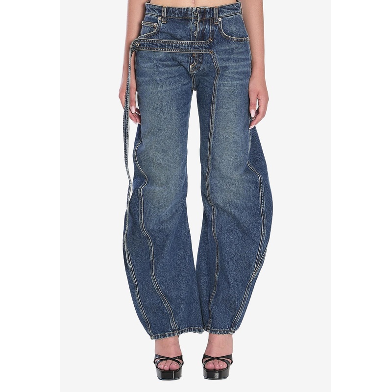Balloon Strap Jeans Blue wrtwbottoms_25