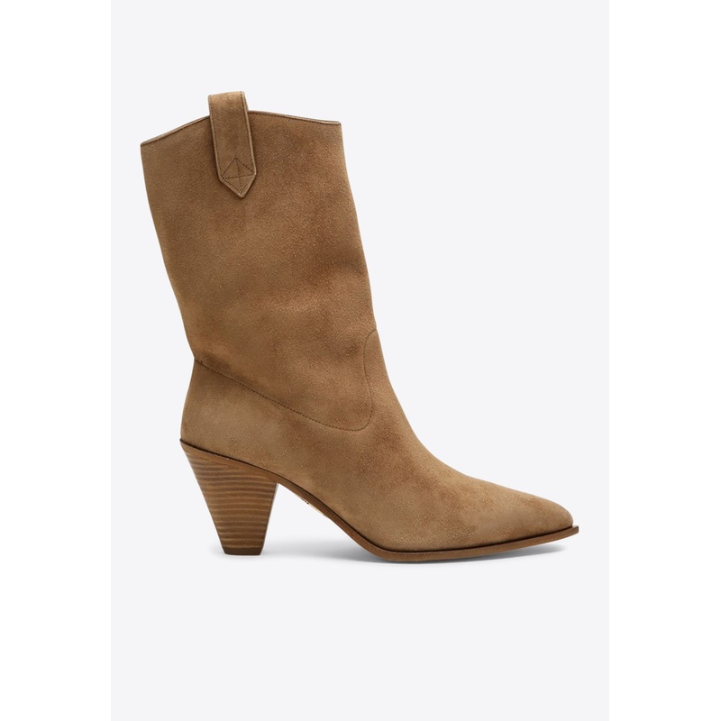 Boogie 70 Suede Mid-Calf Boots Camel wshoeseu_EU 36