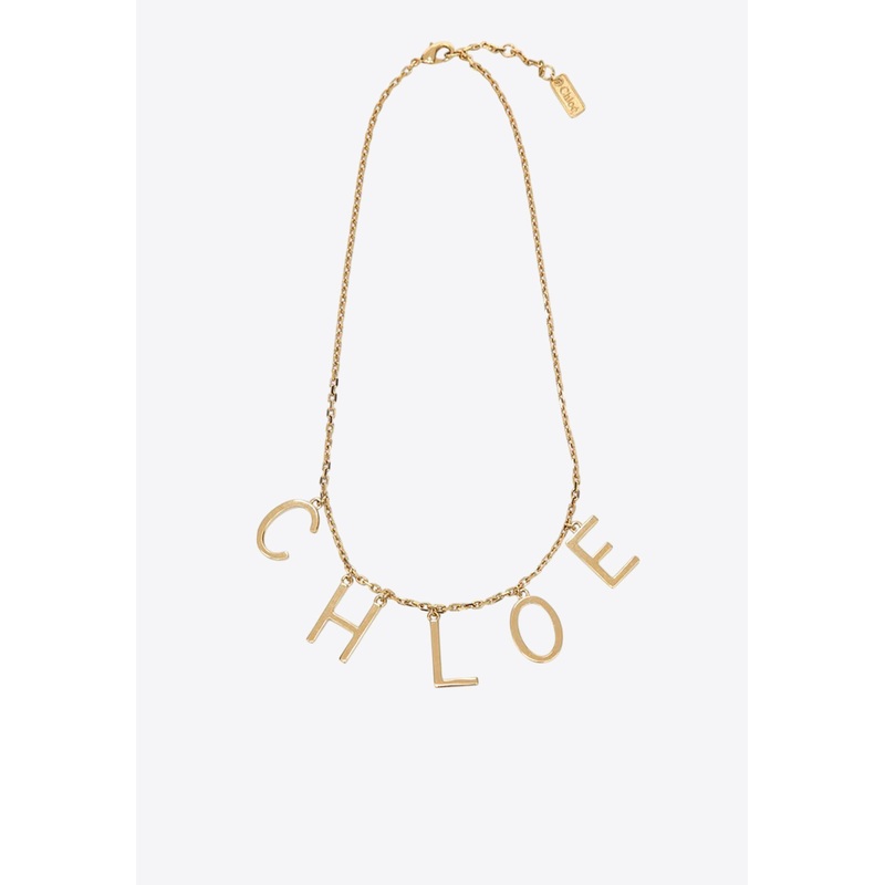 Iconic Logo Vintage Necklace Gold Onesize