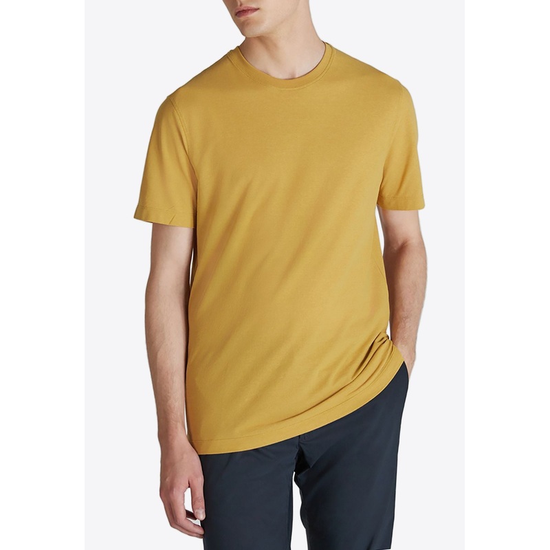 Basic Crewneck Slim T-shirt Mustard mrtwit_IT 46