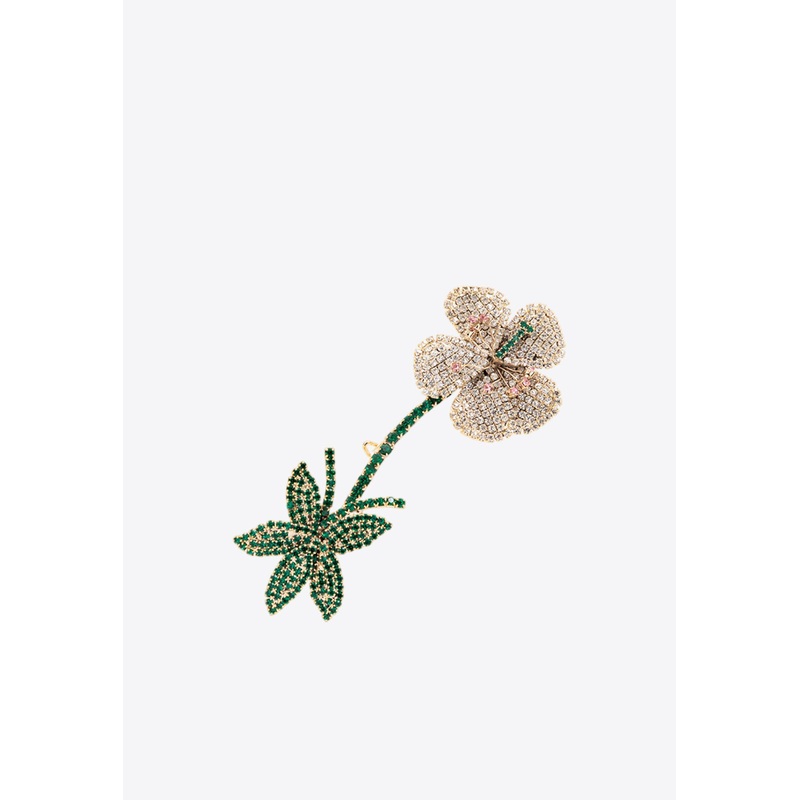 Botanica Flower Crystal-Embellished Brooch Multicolor Onesize